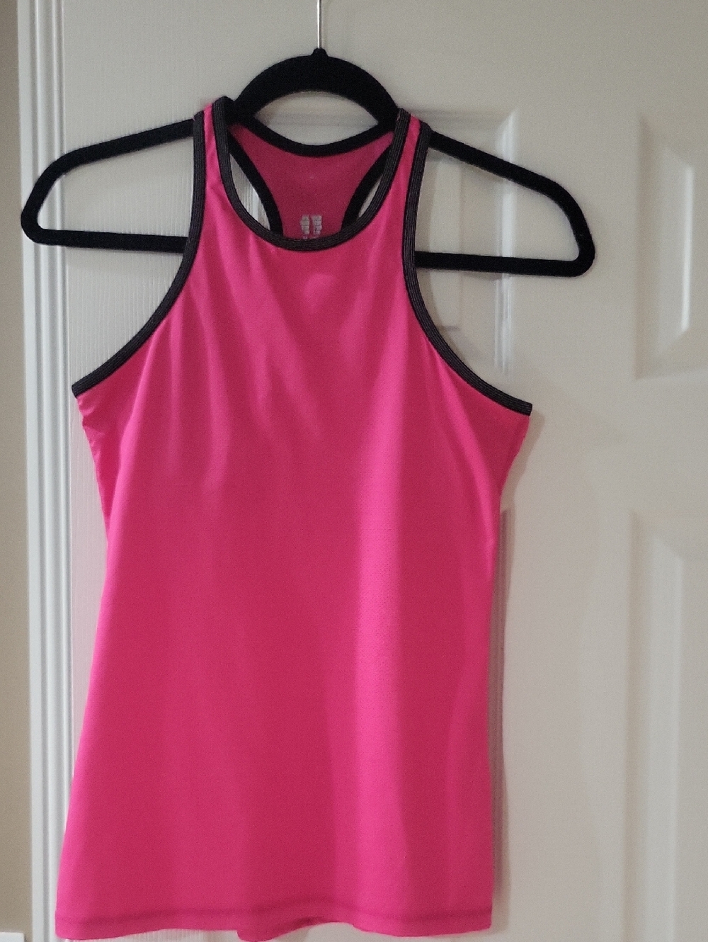 MPG Bright Pink Tank with Black Trim